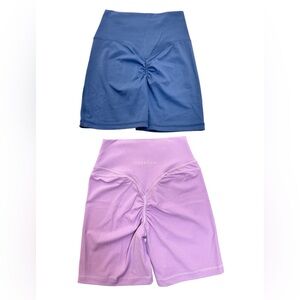 Paragon lilac and blue athletic shorts